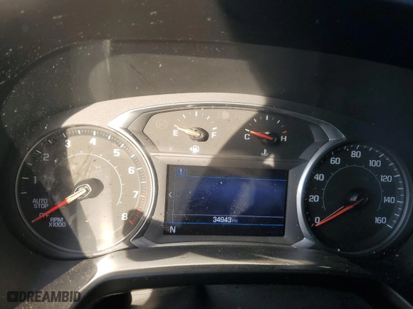2022 Chevrolet Blazer LT with VIN 3GNKBDRS0NS169344, listed as a Copart auction lot 80693564 with 34,943 mi miles and Salvage Title. Bid and sale history available at carsss.com. Image 9.