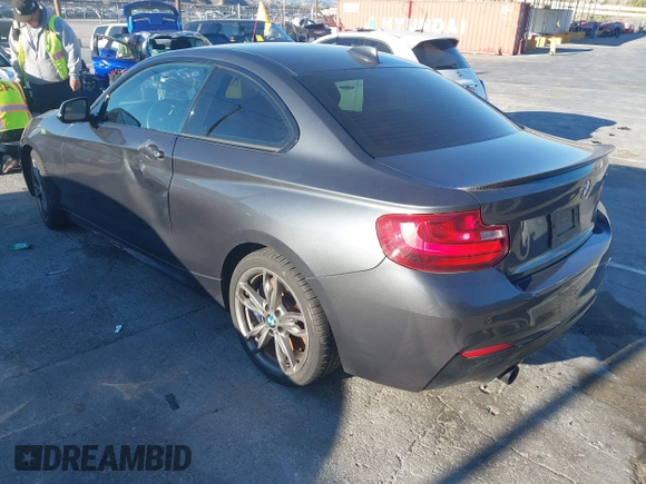 2016 BMW 2 Series M235i with VIN WBA1J7C53GV360553, listed as a IAAI auction lot 41561144 with 1 mi miles. Bid and sale history available at carsss.com. Image 3.
