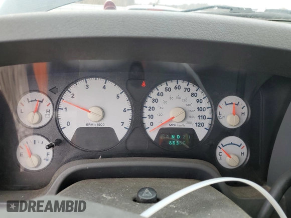 2008 Dodge 1500 SLT with VIN 3D7KS19D28G240324, listed as a Copart auction lot 51790065 with 166,360 mi miles and Clean Title. Bid and sale history available at DreamBid. Image 9.
