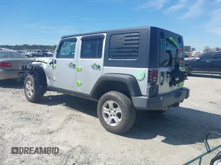 2008 Jeep Wrangler Unlimited Rubicon with VIN 1J4GA691X8L555097, listed as a IAAI auction lot 41889319 with 166,882 mi miles and . Bid and sale history available at DreamBid. Image 3.