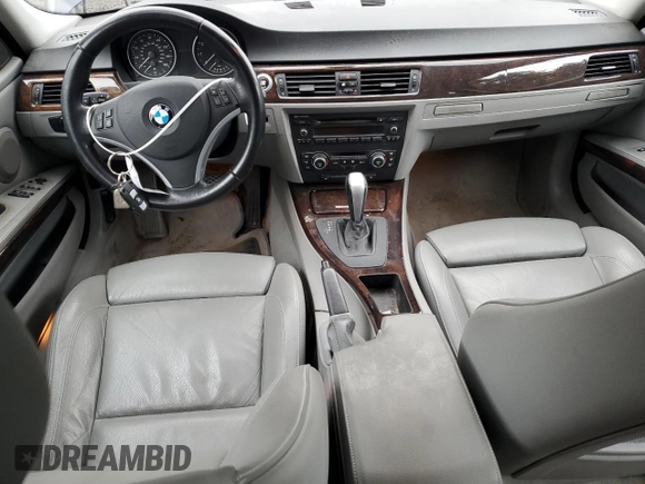 2007 BMW 3 Series 328i with VIN WBAVC53557FZ78645, listed as a Copart auction lot 48451255 with 144,489 mi miles and Salvage Title. Bid and sale history available at carsss.com. Image 8.
