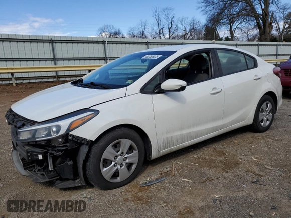 2017 Kia Forte LX with VIN 3KPFK4A76HE040139, listed as a Copart auction lot 49255925 with 103,351 mi miles and Salvage Title. Bid and sale history available at carsss.com. Image 1.
