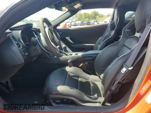 2015 Chevrolet Corvette Z06 2LZ with VIN 1G1YR2D64F5606571, listed as a Copart auction lot 68021634 with 16,188 mi miles and Clean Title. Bid and sale history available at carsss.com. Image 7.