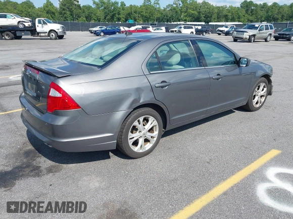 2012 Ford Fusion SE with VIN 3FAHP0HA0CR102548, listed as a IAAI auction lot 42628344 with 166,597 mi miles and . Bid and sale history available at DreamBid. Image 4.