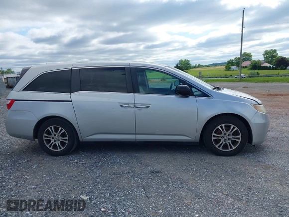 2012 Honda Odyssey EX-L with VIN 5FNRL5H63CB063815, listed as a IAAI auction lot 42302937 with 377,768 mi miles and . Bid and sale history available at DreamBid. Image 13.