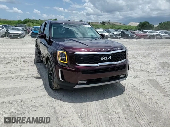 2022 Kia Telluride SX with VIN 5XYP54HC7NG281592, listed as a Copart auction lot 61362775 with 30,821 mi miles and Salvage title. Bid and sale history available at DreamBid. Image 15.