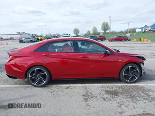 2023 Hyundai Elantra N Line z VIN KMHLR4AF8PU604133, wystawiony jako IAAI lot #41923605 z przebiegiem 60 288 mil mil oraz . Historia ofert i sprzedaży dostępna na DreamBid. Obrazek 14.