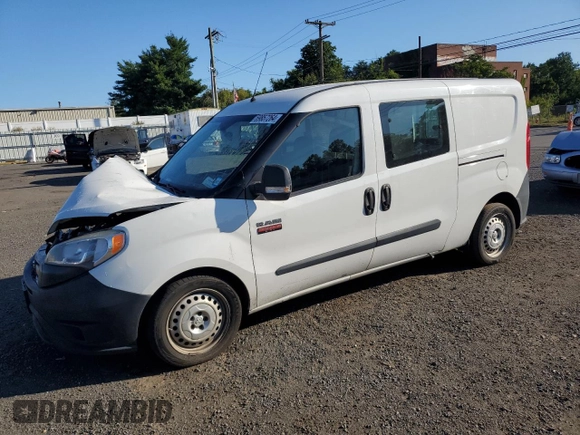 2016 Ram ProMaster City Cargo Tradesman with VIN ZFBERFAT1G6B22564, listed as a Copart auction lot 69857264 with 129,947 mi miles and Salvage Title. Bid and sale history available at DreamBid. Image 1.