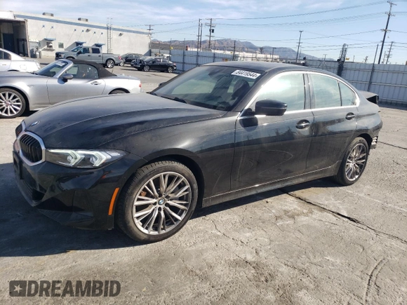 2024 BMW 3 Series 330i with VIN 3MW69FF01R8D91833, listed as a Copart auction lot 84419544 with 7,737 mi miles and Salvage Title. Bid and sale history available at carsss.com. Image 1.