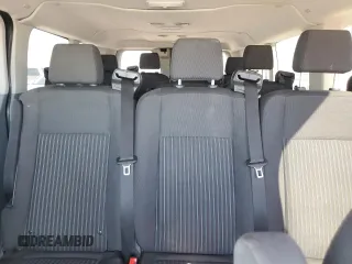 2018 Ford Transit Passenger XL with VIN 1FBZX2YM8JKB06129, listed as a Copart auction lot 76334434 with 41,550 mi miles and Salvage Title. Bid and sale history available at DreamBid. Image 10.
