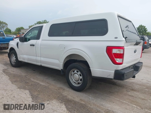 2021 Ford F-150 XL with VIN 1FTMF1CB6MKD46745, listed as a IAAI auction lot 42376132 with 126,188 mi miles and . Bid and sale history available at DreamBid. Image 3.