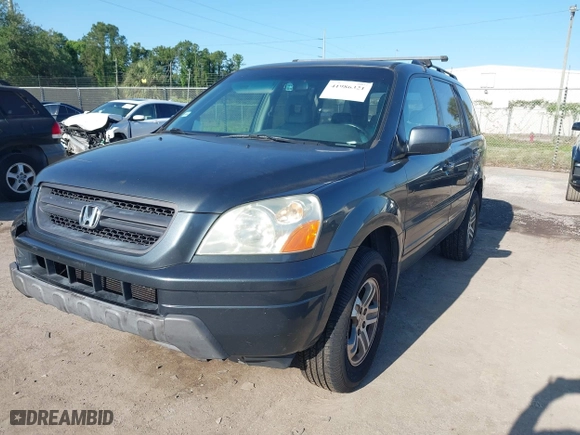 2003 Honda Pilot EX with VIN 2HKYF18533H612563, listed as a IAAI auction lot 41986321 with 259,252 mi miles. Bid and sale history available at carsss.com. Image 2.