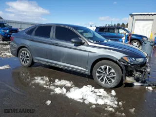 2023 Volkswagen Jetta S with VIN 3VW5M7BU9PM031349, listed as a Copart auction lot 47036455 with 23,680 mi miles and Salvage Title. Bid and sale history available at carsss.com. Image 4.