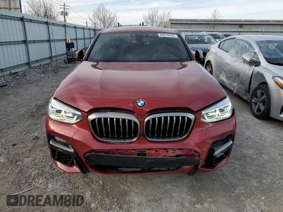 2020 BMW X4 M40i with VIN 5UX2V5C07L9C32535, listed as a Copart auction lot 44514375 with 52,004 mi miles and Non repairable. Bid and sale history available at DreamBid. Image 5.