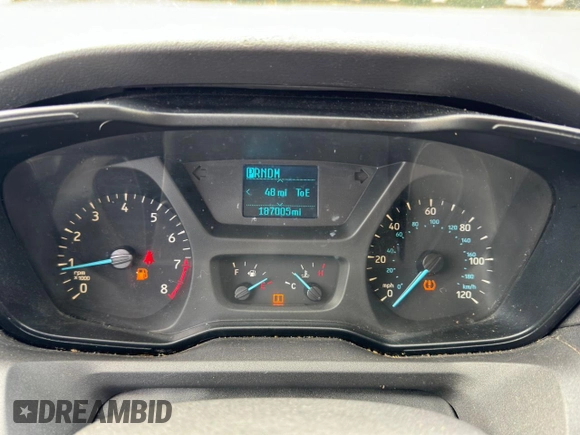 2016 Ford Transit Cargo with VIN 1FTYE1YM9GKA21851, listed as a Copart auction lot 80193904 with 187,005 mi miles and Clean Title. Bid and sale history available at DreamBid. Image 8.