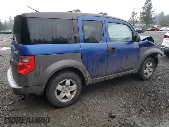 2004 Honda Element EX with VIN 5J6YH27624L030729, listed as a Copart auction lot 84865904 with 250,101 mi miles and Salvage Title. Bid and sale history available at DreamBid. Image 3.