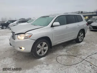 2010 Toyota Highlander Sport with VIN 5TDEK3EH2AS003965, listed as a Copart auction lot 86109094 with 132,651 mi miles and Clean Title. Bid and sale history available at carsss.com. Image 1.