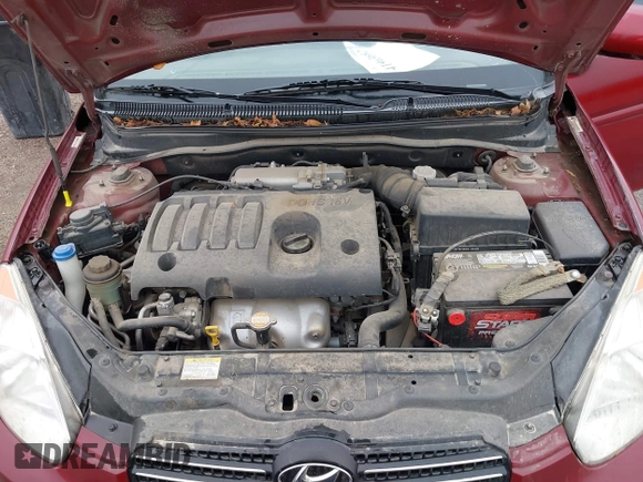 2011 Hyundai Accent GLS with VIN KMHCN4AC8BU597226, listed as a IAAI auction lot 41963682 with 166,020 mi miles and . Bid and sale history available at DreamBid. Image 10.
