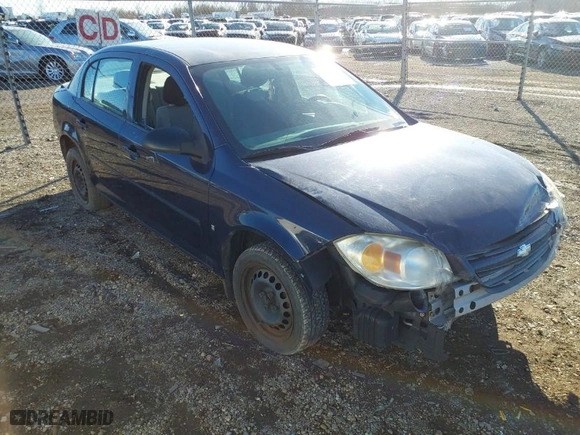2008 Chevrolet Cobalt LS with VIN 1G1AK58F587127133, listed as a IAAI auction lot 41663150 with 170,000 mi miles. Bid and sale history available at carsss.com. Image 1.
