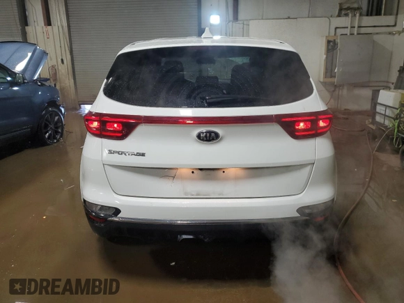 2020 Kia Sportage LX with VIN KNDPMCAC6L7806031, listed as a Copart auction lot 48813455 with 48,230 mi miles and Salvage Title. Bid and sale history available at carsss.com. Image 6.