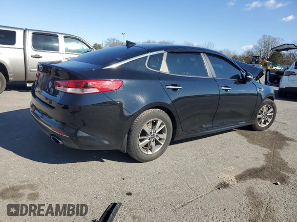 2016 Kia Optima LX Turbo with VIN 5XXGT4L1XGG046607, listed as a Copart auction lot 48039975 with 0 mi miles and Salvage Title. Bid and sale history available at carsss.com. Image 3.