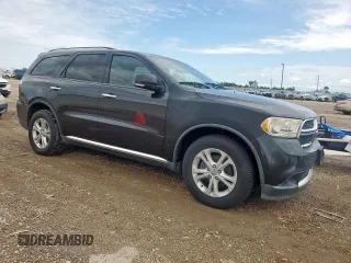 2013 Dodge Durango Crew with VIN 1C4RDHDG3DC597893, listed as a Copart auction lot 60269925 with 235,265 mi miles and Clean title. Bid and sale history available at DreamBid. Image 4.