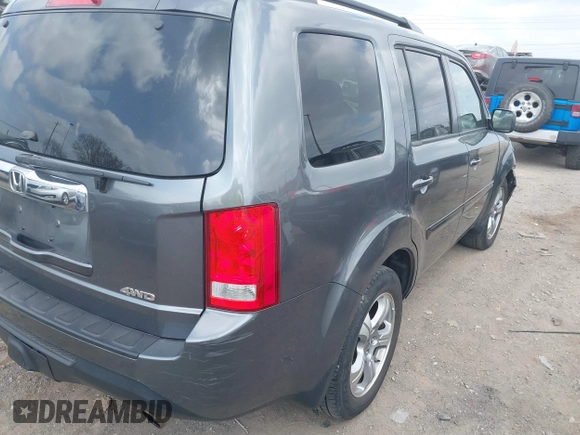 2012 Honda Pilot EX-L with VIN 5FNYF4H53CB026381, listed as a IAAI auction lot 41802360 with 165,425 mi miles and . Bid and sale history available at DreamBid. Image 4.