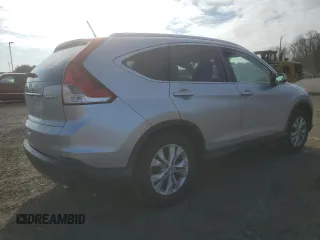 2012 Honda CR-V EX-L with VIN JHLRM4H7XCC003997, listed as a Copart auction lot 47689255 with 165,966 mi miles and Salvage Title. Bid and sale history available at carsss.com. Image 3.