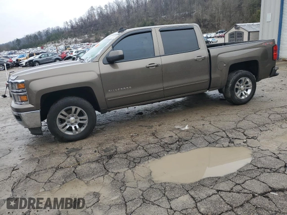 2015 Chevrolet Silverado 1500 LT with VIN 3GCUKREC3FG185054, listed as a Copart auction lot 45093615 with 87,907 mi miles and Salvage Title. Bid and sale history available at DreamBid. Image 1.