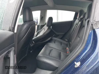 2018 Tesla Model 3 Long Range Battery with VIN 5YJ3E1EA9JF022782, listed as a IAAI auction lot 41875429 with 79,209 mi miles. Bid and sale history available at carsss.com. Image 8.