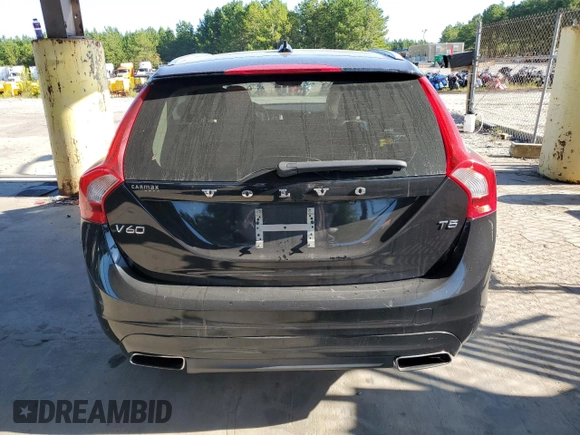 2016 Volvo V60 T5 Drive-E Premier with VIN YV140MEK8G1287119, listed as a Copart auction lot 68287554 with 135,290 mi miles and Clean Title. Bid and sale history available at carsss.com. Image 6.