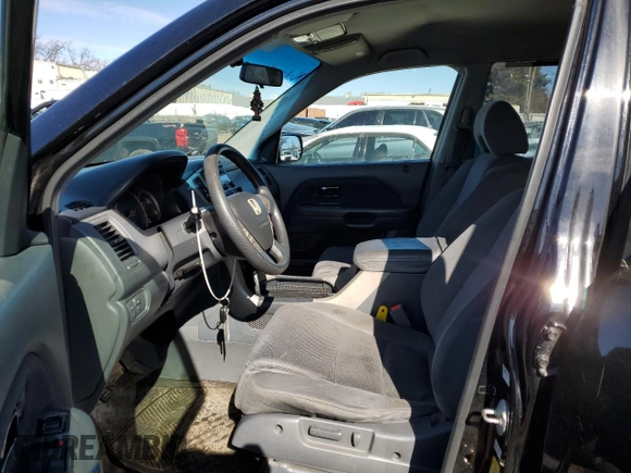 2007 Honda Pilot EX with VIN 2HKYF18437H531057, listed as a Copart auction lot 47228535 with 254,195 mi miles and Salvage Title. Bid and sale history available at DreamBid. Image 7.