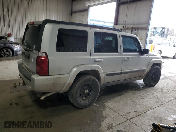 2008 Jeep Commander Sport with VIN 1J8HG48K48C108118, listed as a Copart auction lot 52482685 with 212,000 mi miles and Salvage Title. Bid and sale history available at carsss.com. Image 3.