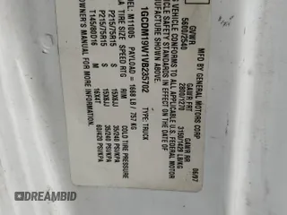 1997 Chevrolet Astro Cargo Van with VIN 1GCDM19W1VB235702, listed as a Copart auction lot 43759595 with 196,881 mi miles and Salvage Title. Bid and sale history available at carsss.com. Image 13.