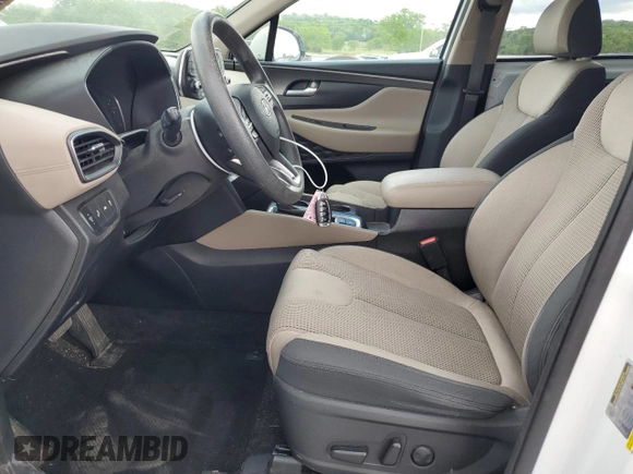2019 Hyundai Santa Fe SEL with VIN 5NMS33ADXKH048739, listed as a Copart auction lot 53942885 with 62,182 mi miles and Clean Title. Bid and sale history available at DreamBid. Image 7.