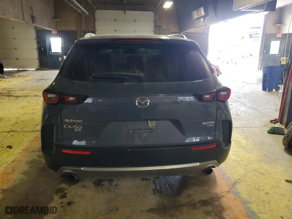 2023 Mazda CX-50 2.5 Turbo Meridian Edition with VIN 7MMVABXY9PN134187, listed as a Copart auction lot 88775395 with 0 mi miles and Salvage Title. Bid and sale history available at carsss.com. Image 6.