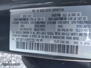 2022 Mazda CX-9 Touring with VIN JM3TCBCYXN0605336, listed as a IAAI auction lot 41222449 with 45,562 mi miles. Bid and sale history available at carsss.com. Image 9.