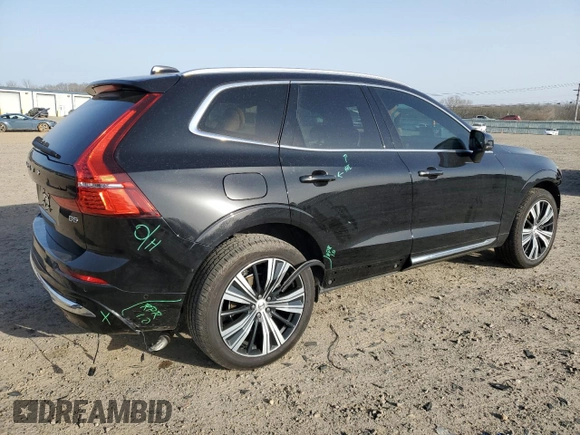 2022 Volvo XC60 Inscription with VIN YV4L12DL6N1981816, listed as a Copart auction lot 48015845 with 43,410 mi miles and Salvage Title. Bid and sale history available at carsss.com. Image 3.