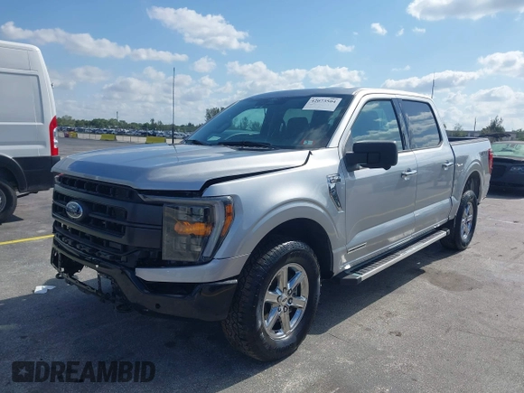 2024 Ford F-150 XLT with VIN 1FTFW3LD0RFA89460, listed as a IAAI auction lot 42073504 with 14,636 mi miles. Bid and sale history available at carsss.com. Image 19.