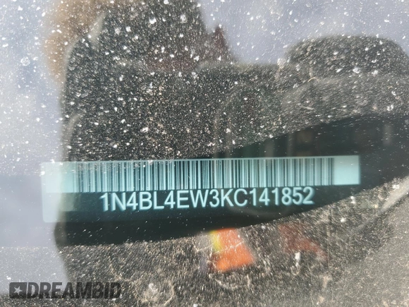 2019 Nissan Altima SL with VIN 1N4BL4EW3KC141852, listed as a Copart auction lot 42248915 with Not Provided miles and Salvage Title. Bid and sale history available at DreamBid. Image 13.