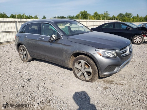 2017 Mercedes-Benz GLC with VIN WDC0G4JB1HF166291, listed as a Copart auction lot 65521144 with 0 mi miles and Salvage Title. Bid and sale history available at carsss.com. Image 4.