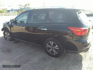 2017 Nissan Pathfinder S with VIN 5N1DR2MN6HC644925, listed as a IAAI auction lot 34176350 with 1 mi miles. Bid and sale history available at carsss.com. Image 3.