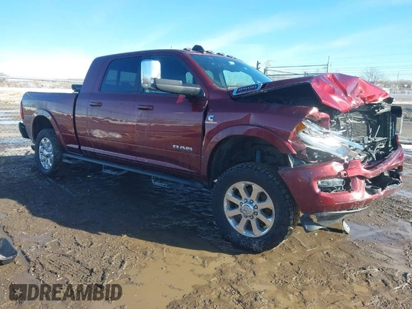 2019 Ram 2500 Laramie with VIN 3C6UR5NL8KG652913, listed as a IAAI auction lot 41611071 with 154,955 mi miles. Bid and sale history available at carsss.com. Image 1.