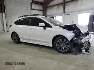 2014 Subaru Impreza Special Sports Limited with VIN JF1GPAS61E8231117, listed as a Copart auction lot 74057684 with 128,636 mi miles and Salvage title. Bid and sale history available at DreamBid. Image 4.