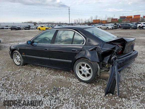 1998 BMW 5 Series 528iA with VIN WBADD6320WGT90679, listed as a Copart auction lot 86262224 with 200,336 mi miles and Salvage Title. Bid and sale history available at carsss.com. Image 2.