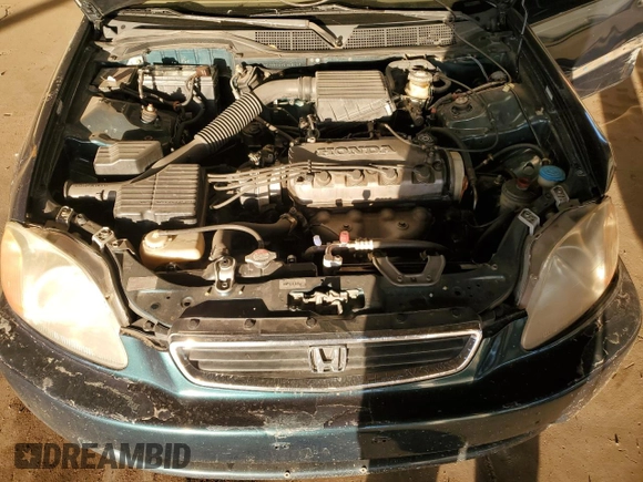 1997 Honda Civic DX with VIN JHMEJ6623VS028089, listed as a Copart auction lot 78659644 with 194,593 mi miles and Salvage Title. Bid and sale history available at DreamBid. Image 11.