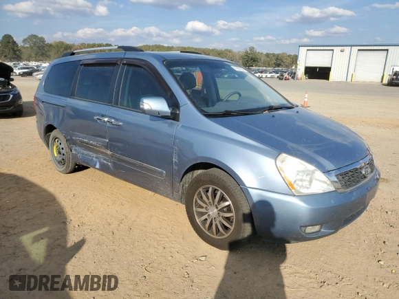 2011 Kia Sedona EX with VIN KNDMH4C73B6377321, listed as a Copart auction lot 77961974 with 188,480 mi miles and Salvage Title. Bid and sale history available at DreamBid. Image 4.