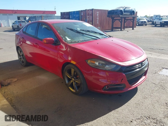 2014 Dodge Dart GT with VIN 1C3CDFEB7ED906214, listed as a IAAI auction lot 42131922 with 96,478 mi miles. Bid and sale history available at carsss.com. Image 1.
