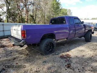 1992 Dodge D/W 250 with VIN 3B7KM23C8NM516058, listed as a Copart auction lot 46529115 with 279,999 mi miles and Salvage Title. Bid and sale history available at carsss.com. Image 3.