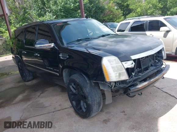 2007 Cadillac Escalade ESV with VIN 1GYFK66827R305133, listed as a IAAI auction lot 42488643 with 306,633 mi miles and . Bid and sale history available at DreamBid. Image 1.